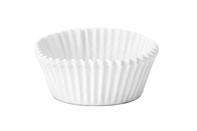 Papírové košíčky bílé 50x30 / 100ks