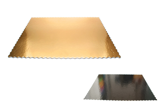 30x40cm dortová podložka extra pevná zlato/černá - 5ks