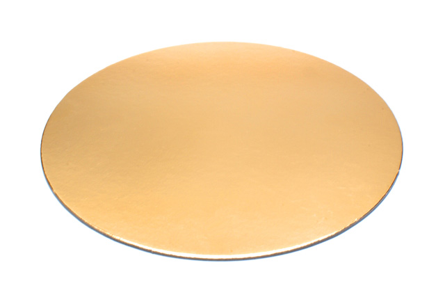 12cm dortová podložka G1050 zlatá - 10ks
